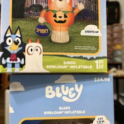 Bluey & Bingo Halloween Inflatables