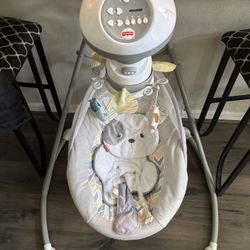 Fisher Price My Little Snugapuppy Cradle 'n Swing
