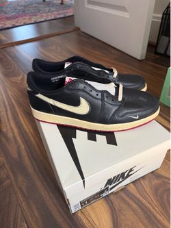 Men size 11 Air Jordan Retro 1 Low OG x Nigel Sylvester Better With Time Men