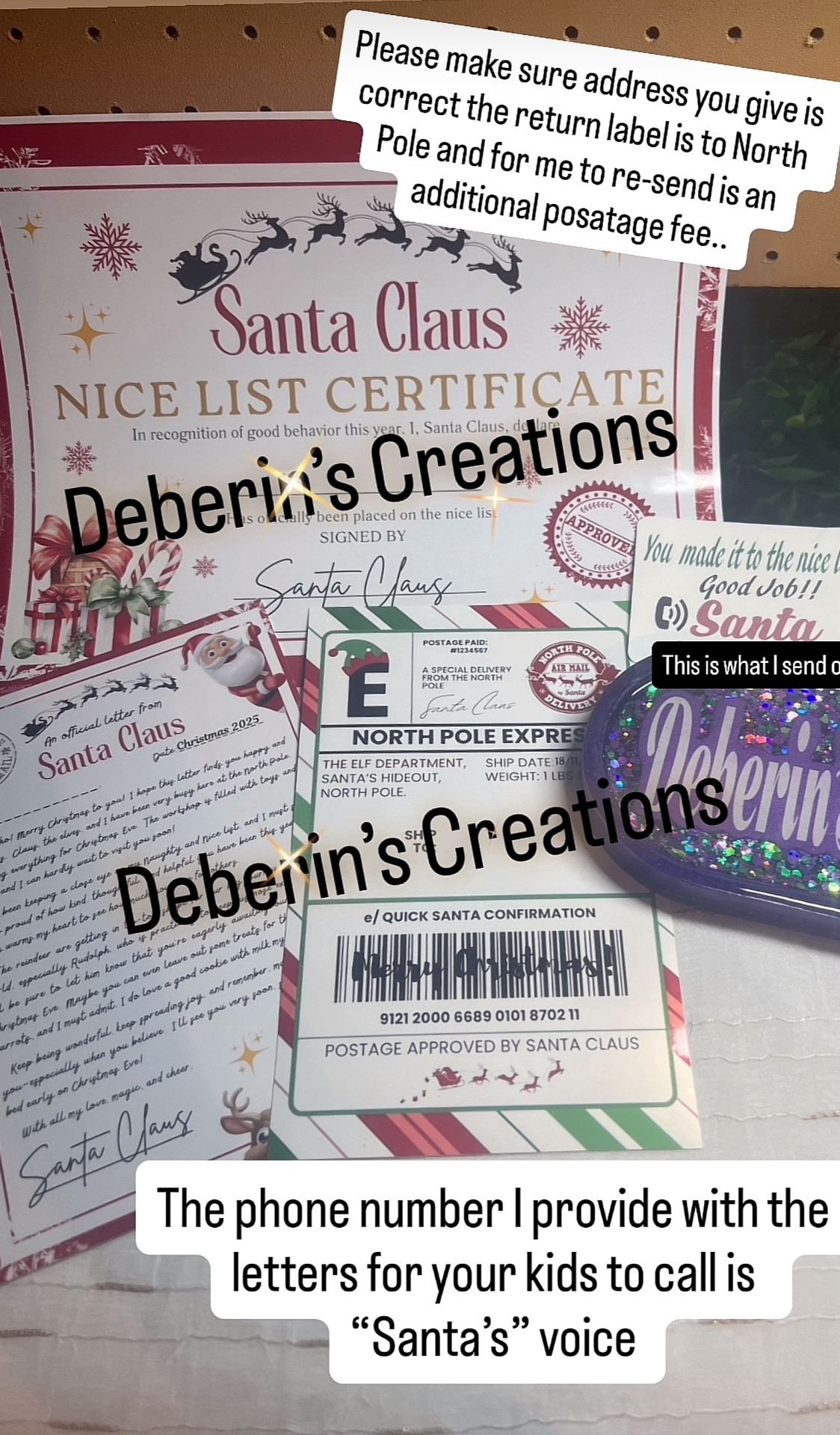 Nice List Santa Letters   