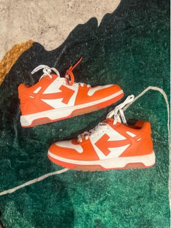 Off white orange low tops