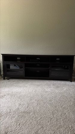 Bell'O 75" Espresso Wood TV Stand (Fits up to 80" TVs)