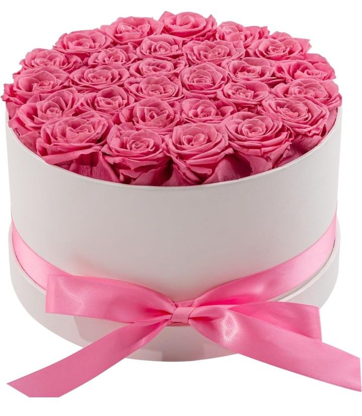 27 Piece Preserved Roses in a Box - Forever Flowers