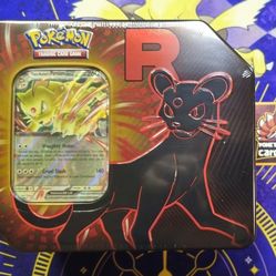 Pokémon Team Rocket Persian ex Collectors Tin