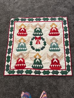Handmade Christmas Angel Patchwork Quilt