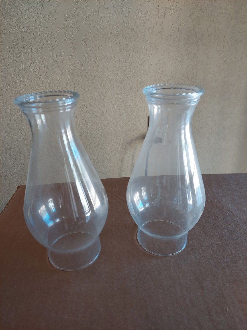 Vintage Glass Lamp Shades 