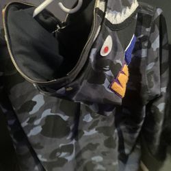Blue Bape Hoodie