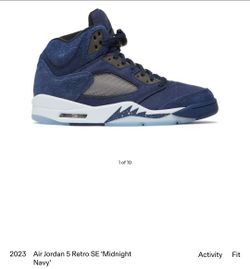 Air Jordan 5 Retro SE 'Midnight Navy'
Used
Size 4.5y