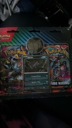 Pokémon TCG Mega Evolution Blister Pack Bundle (Pitch Black and Chaos Rising- 2 Blister Packs Available)