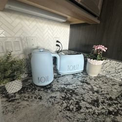 Rae Dunn Electric Kettle & Toaster New 
