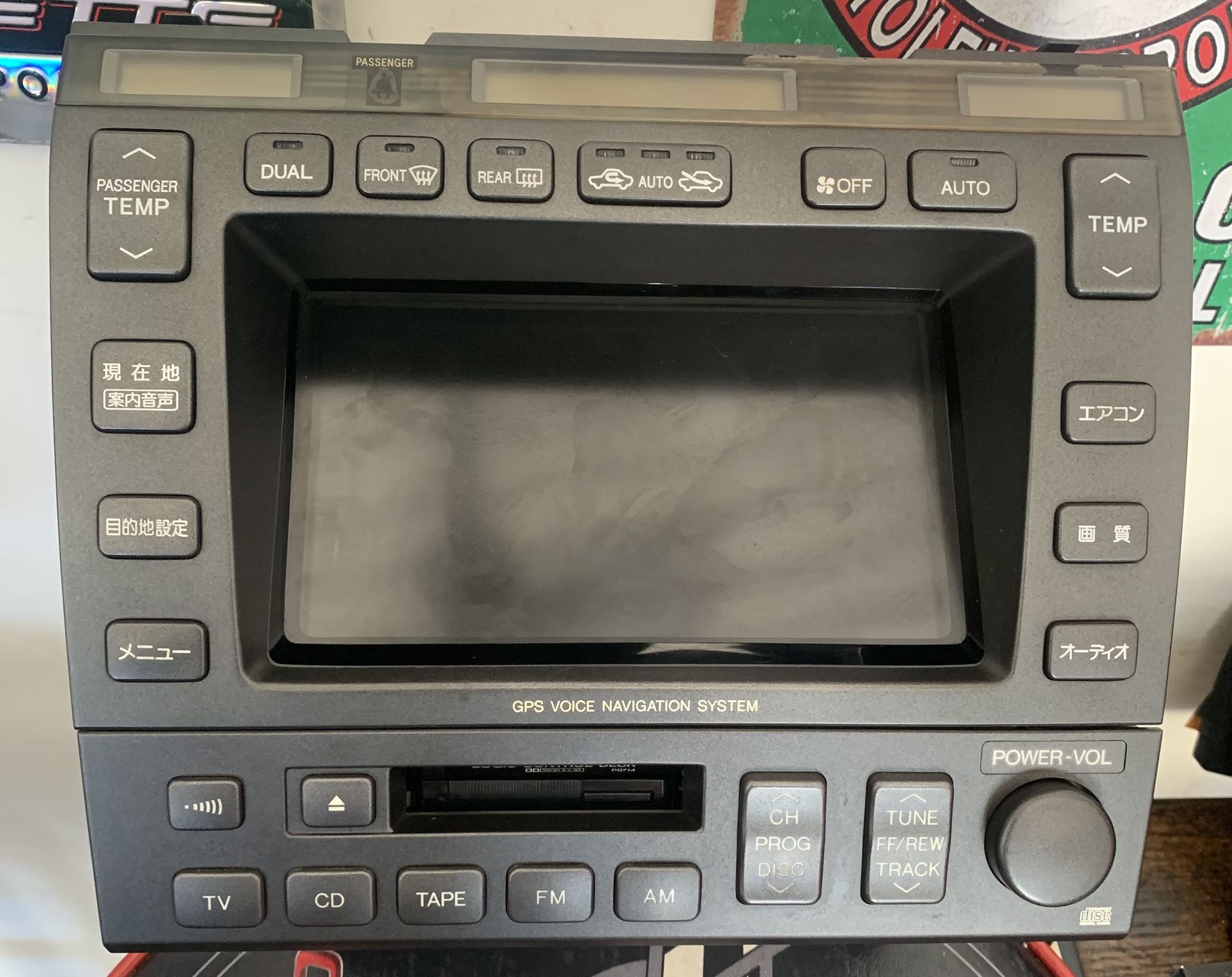 JDM Toyota Celsior Radio/GPS/Climate Control System