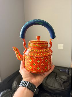 Kaushalam Hand Painted Tea Kettle