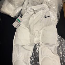 White Youth NIKE Padded Football Pangs