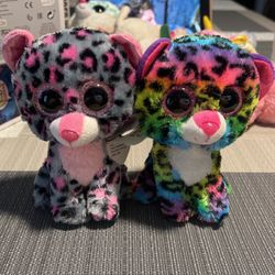 Beanie Boos Tasha And Dotty The Leopards 