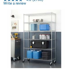 Six Tier Metal Wire Shelving