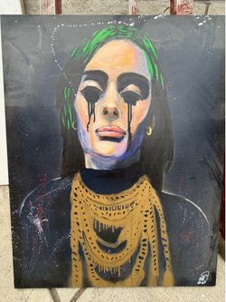 Billie Eilish original painting