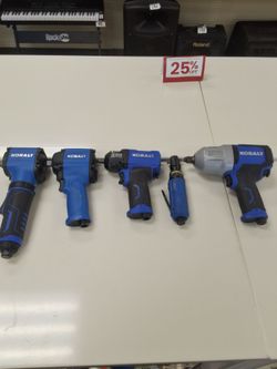 KOBALT Pneumatic Impact Drills & Ratchet Combo