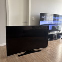 Samsung Series 7 65” Curved 4k UHD Tv And Wine Fridge 