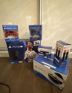 Sony PS4 PRO 1TB Console plus VR Bundle, 2 extra controllers and 10 Games!!! Thumbnail