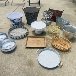 Basket Tray Lot Price Range Each From $15 To Up