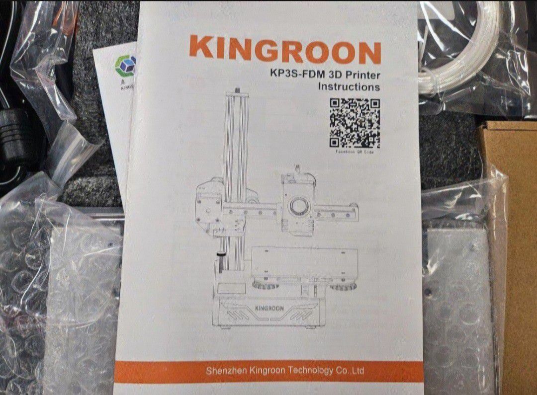 KINGROON KP3S 3-D Printer DIY Printing Size 180x180x180mm

