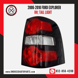 06-10 FORD EXPLORER RH; PASSENGER SIDE; TAIL LIGHT / LAMP OEM/USED PART