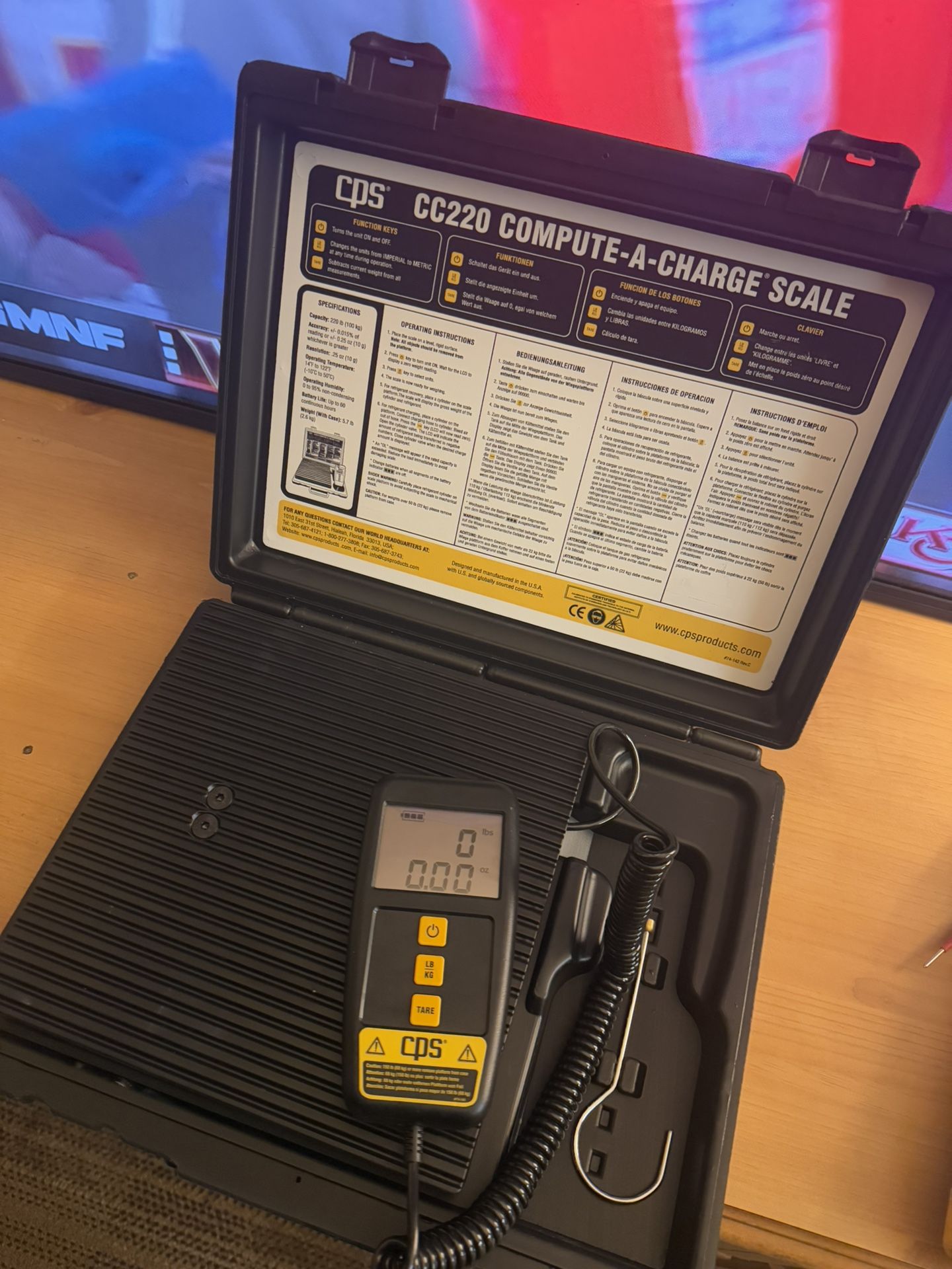 HVAC Refrigerant Scale