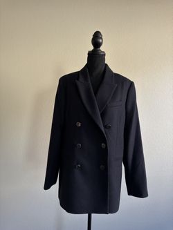 Ted Baker Double-Breasted Wool Blazer – Unisex – Like New