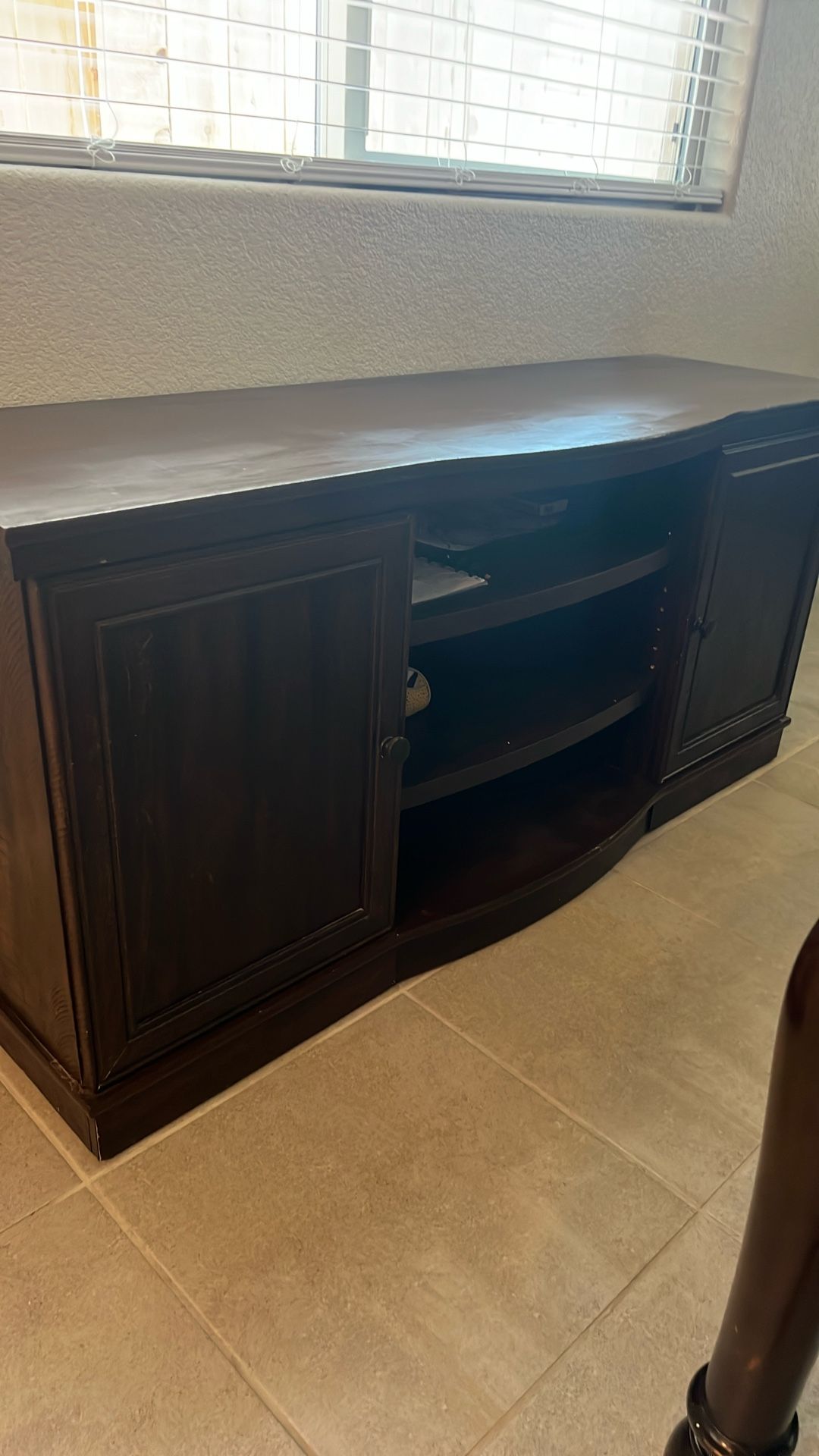 Entertainment Center With Doors