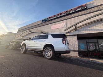 Tahoe Yukon suburban wheels tires Leveling & lift kits side steps bed covers lights insulations. (We Finance)