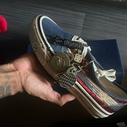 Online Exclusive Red/Blue Vans La Habana 