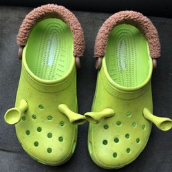 Shrek Crocs With No Nose Size 10 