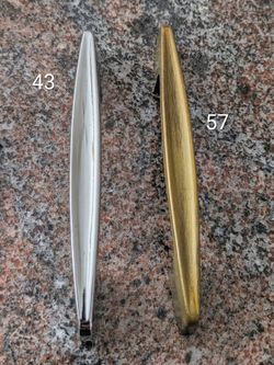 Vintage Brass color & chrome color ( Japan)  drawer Pull Cabinet Handles   each $2