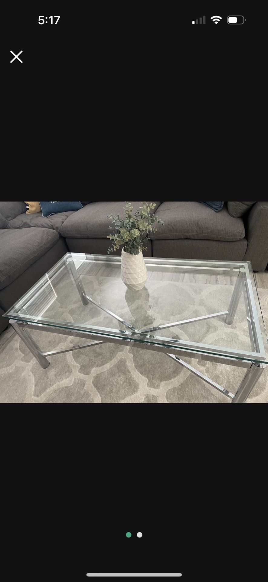 Glass table