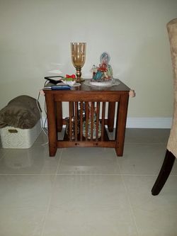 wood table