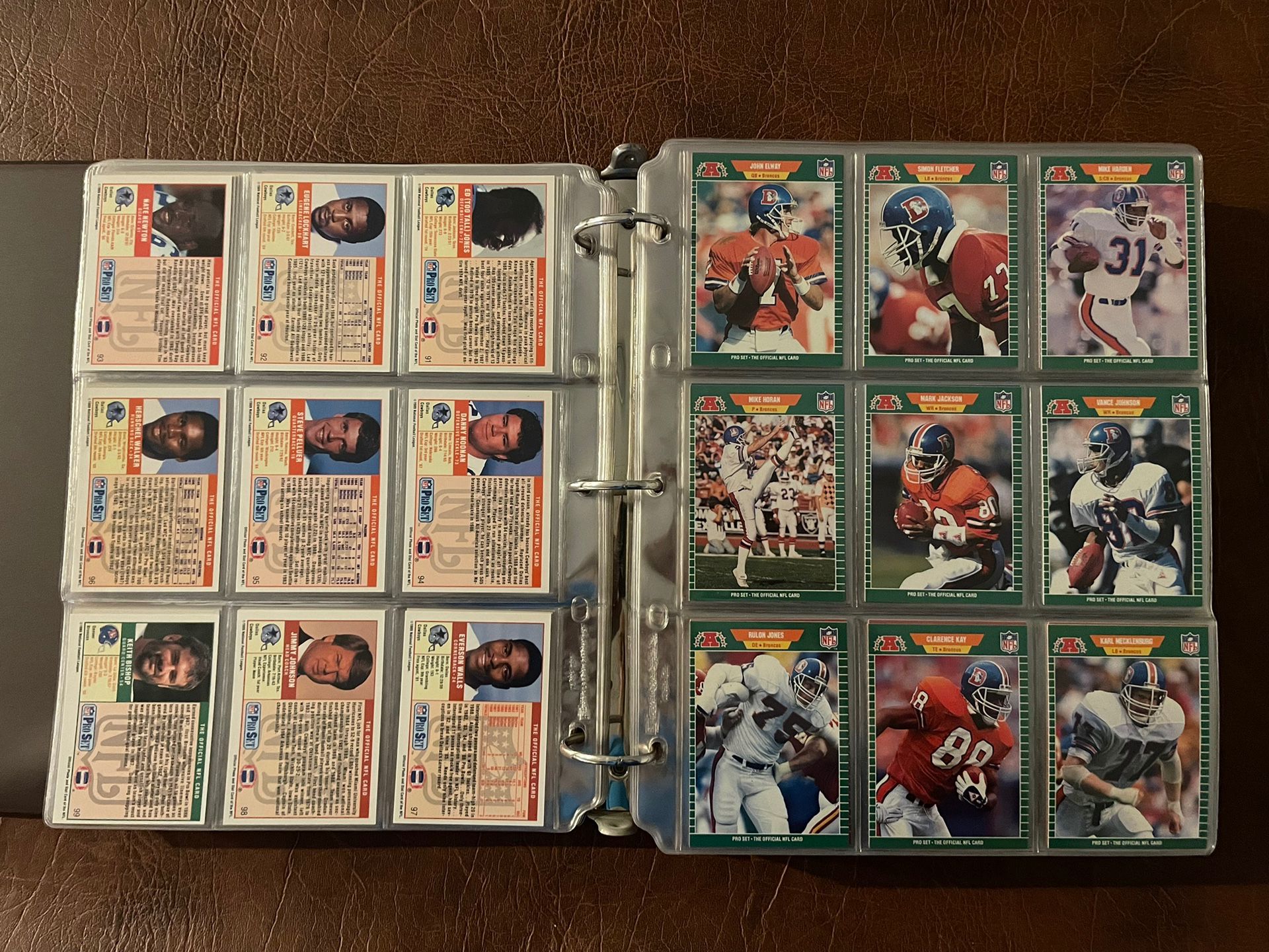 1989 Pro Set Football Set 1-561 + Super Bowl Cards + Commissioner Card Mint 