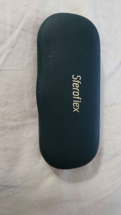 Sferoflex Hard Eyeglasses Case Black Matte Clamshell Glasses Protector