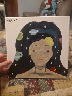 Handmade Celestial Painting