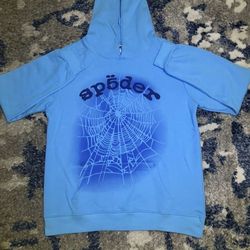 Spider OG Web V2 Spray Hoodie (light Blue)