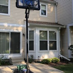 Adjustable Height, Portable Basketball Hoop