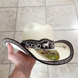 Sombrero Vaquero Blanco Premium 🤠 | Estilo Americano | Diseño Paso Fino 