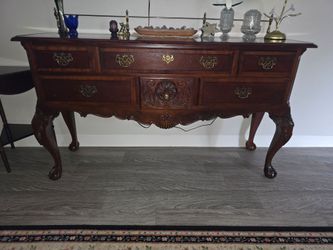 Vintage large console/ entry table