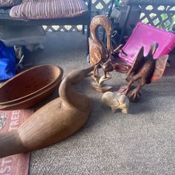 Wooden Sculptures Folk Art