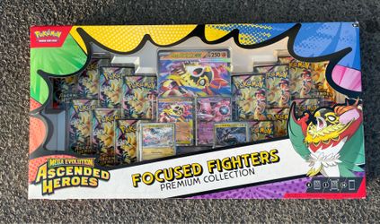 Pokemon Ascended Heroes Focused Fighters Premium Collection