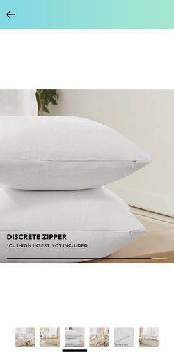 Throw Pillow Covers White & Gray