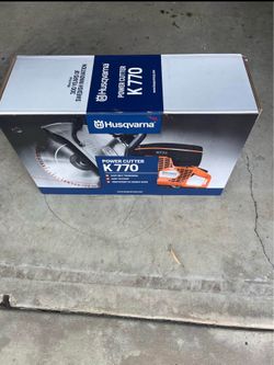 New husqvarna k770 concrete saw