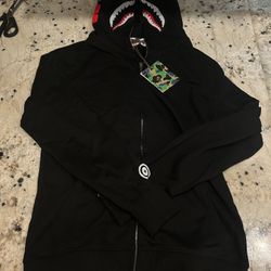 Bape Zip Up Black