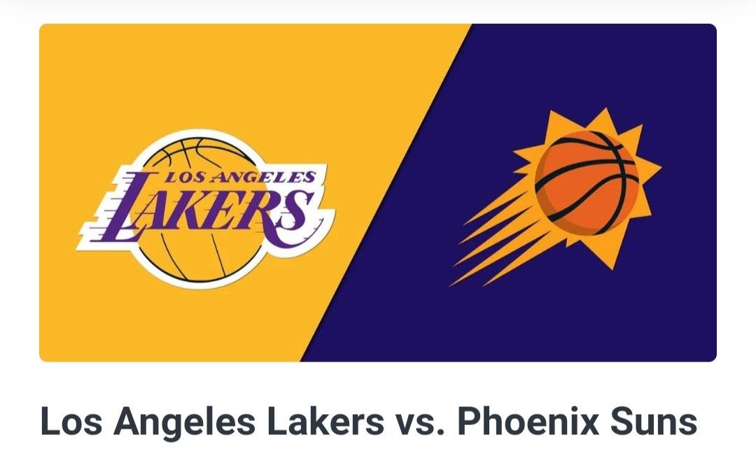 Phoenix Suns Vs Lakers