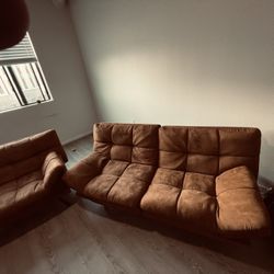 2 Nice Match Brown Futon’s 