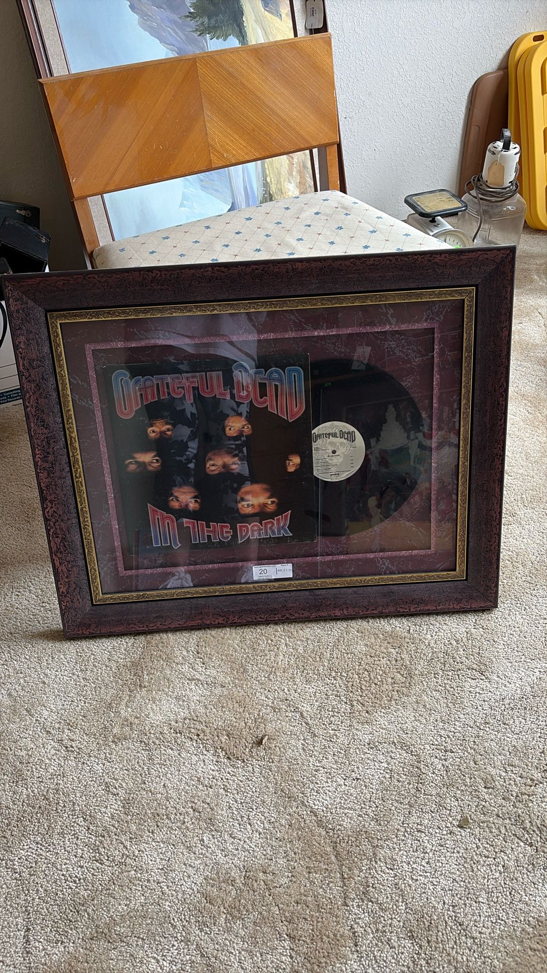 Framed Grateful Dead In The Dark Vinyl Album